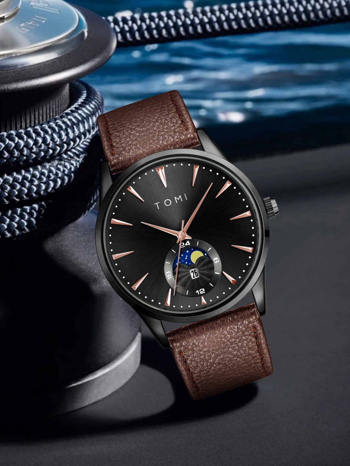 TOMI T-024 Magnet Lock Business Luxury Watch
