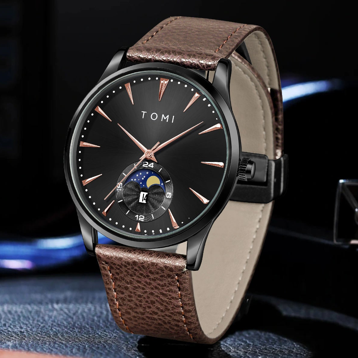 TOMI T-024 Magnet Lock Business Luxury Watch
