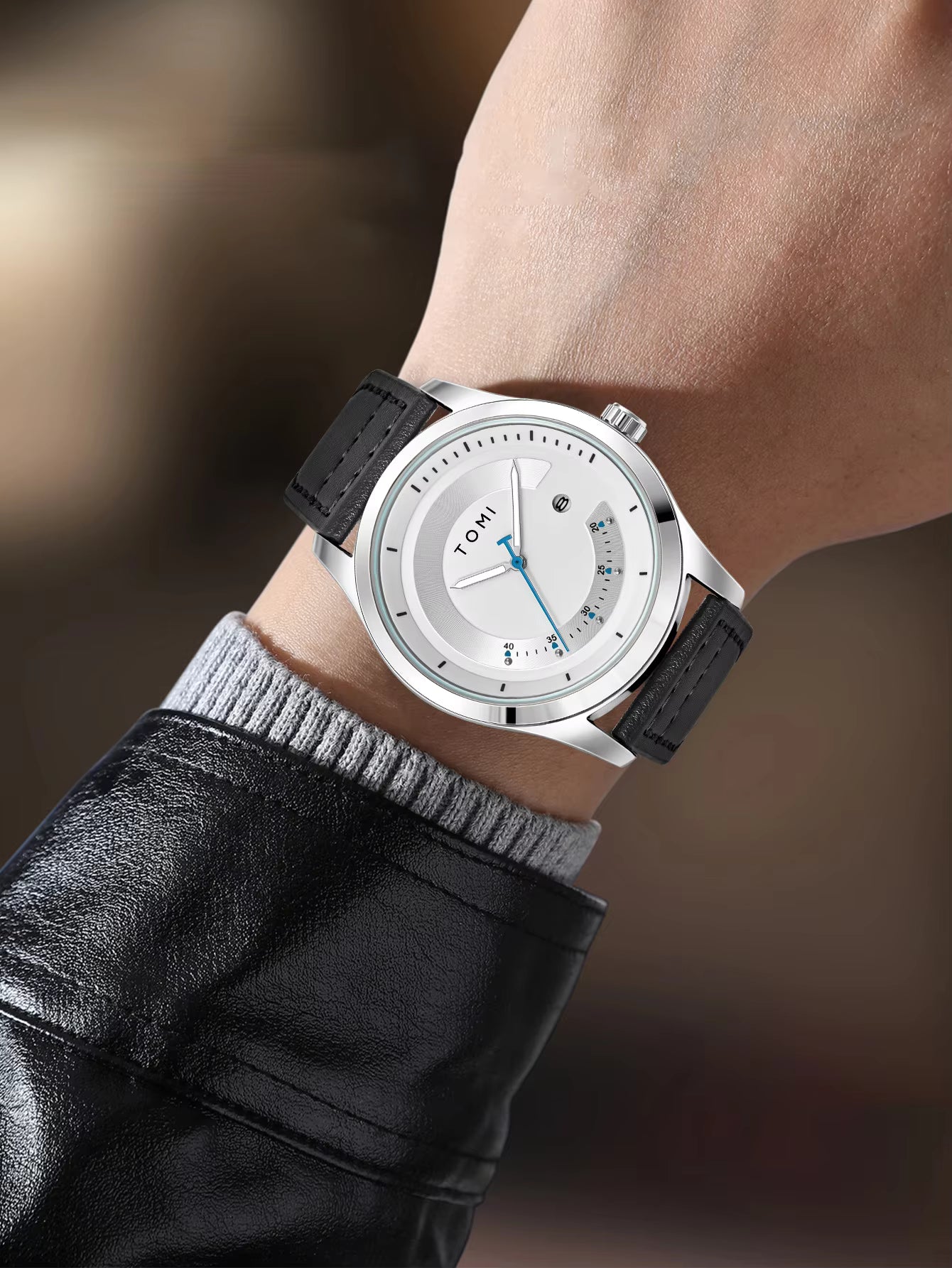 TOMI T-099 Business Wrist Watch For Men Date quartz