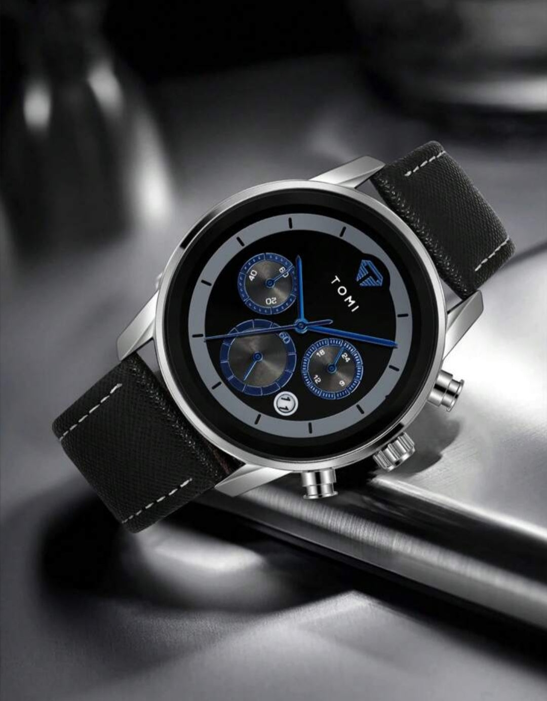 TOMI T-603 S6 Series Luxury Business Watch Cufflinks Tie Pin