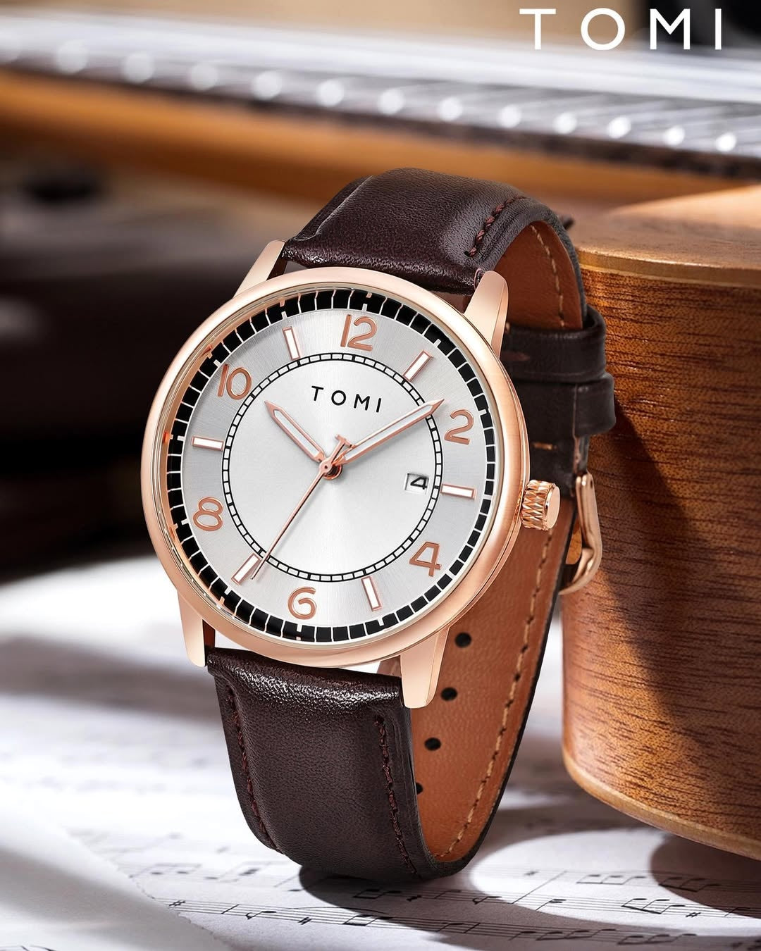 TOMI T-025 Business Luxury Wrist Watch