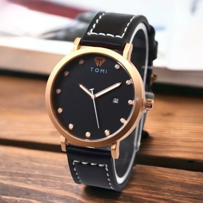 TOMI T-074 Luxury Watch Date Quartz