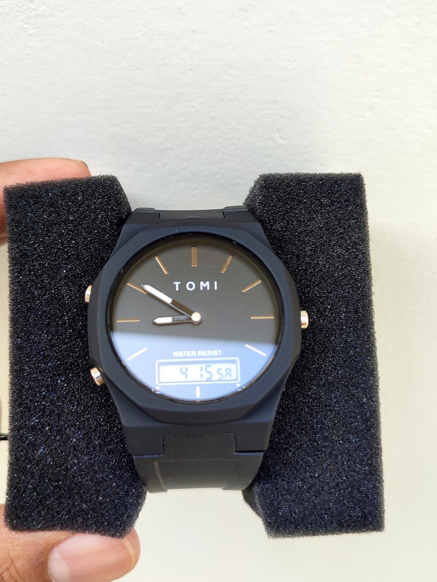 TOMI T-238 Dual Time Sports Watch