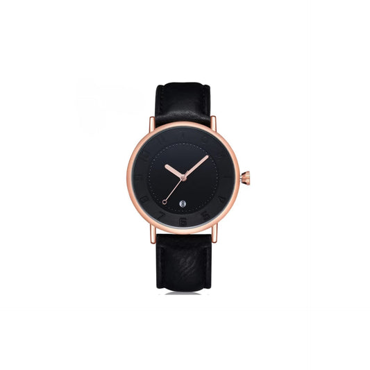 TOMI T-085 Women Watch Date Quartz Round Dial