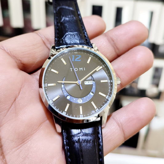 Tomi T-020 Luxury Men’s Day-Date Wrist Watch