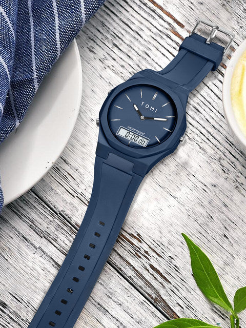 TOMI T-238 Dual Time Sports Watch