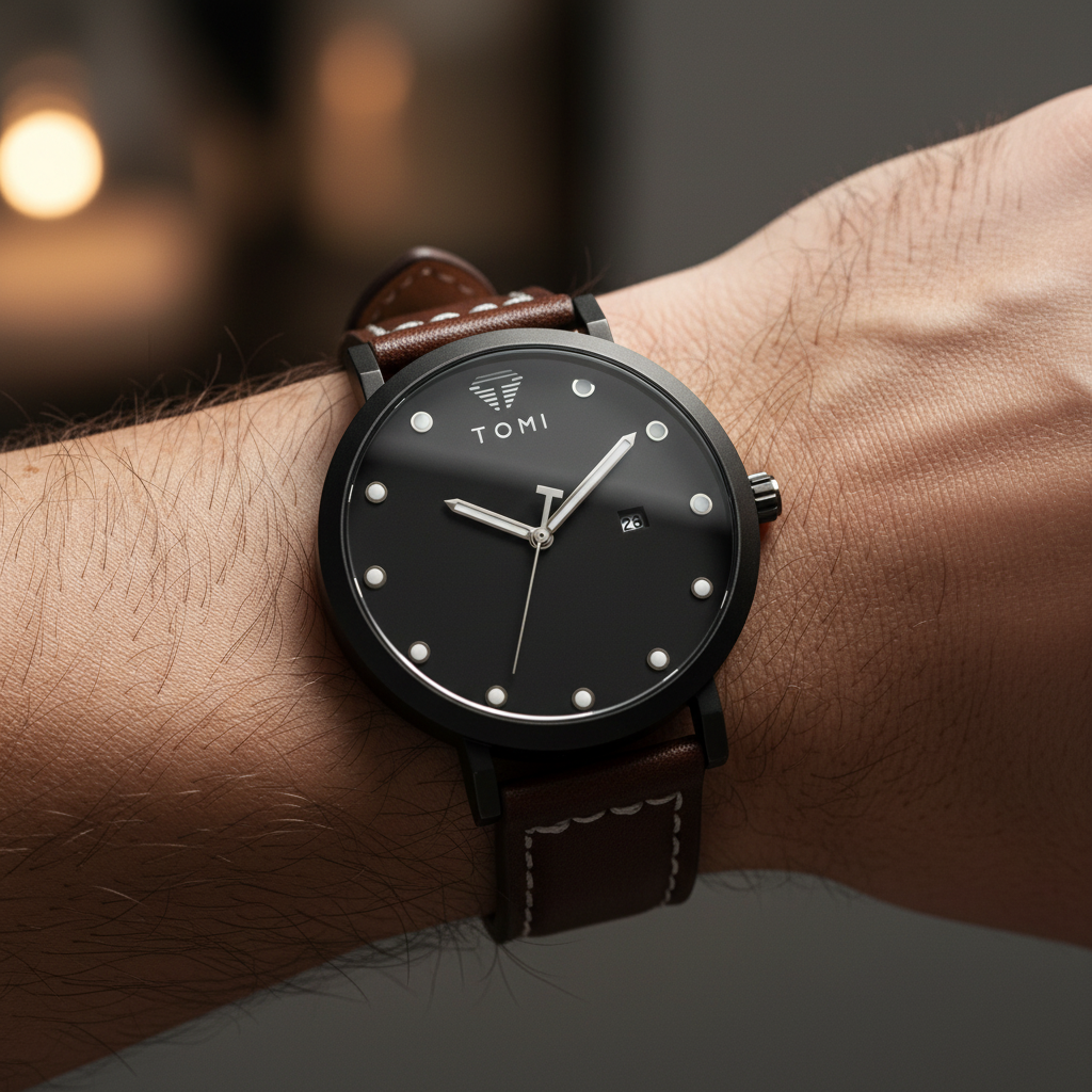 TOMI T-074 Luxury Watch Date Quartz
