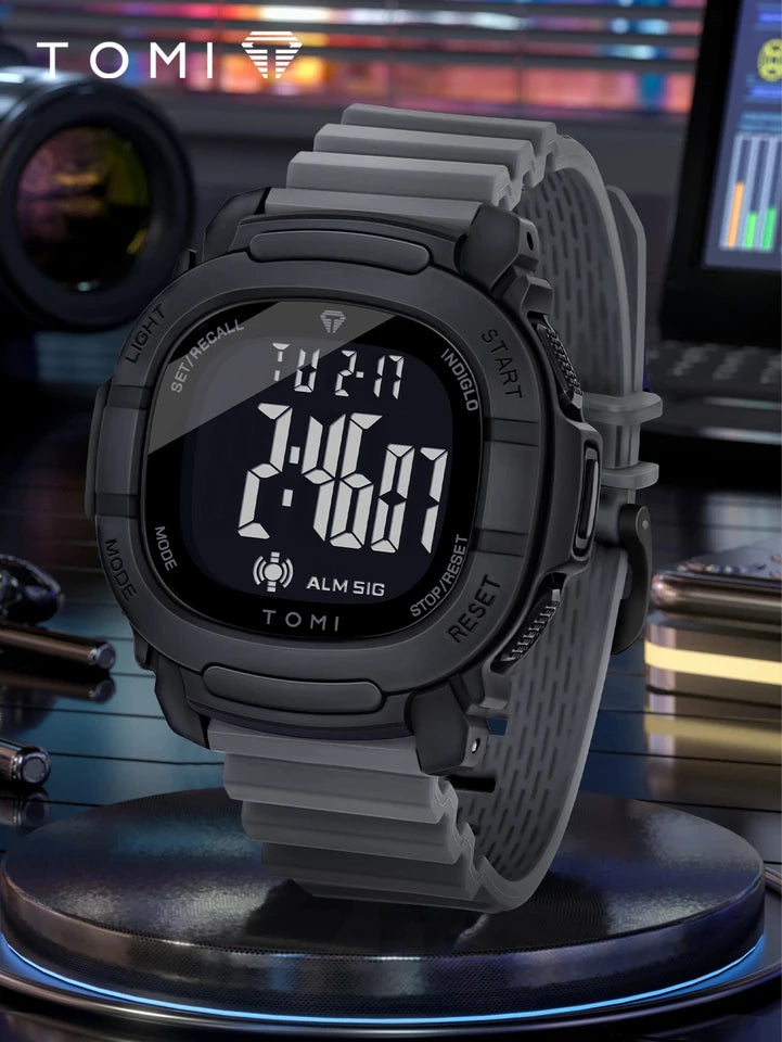 TOMI T-208 New Gift Box Packaging Men's Simple Casual Sports Electronic Watch