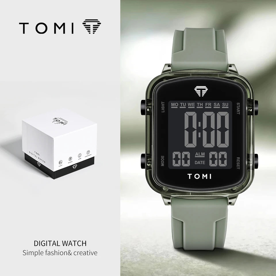 TOMI T-241 Fashionable new Sports watch Trendy Watches Same style for men and women Wrist watches in gift boxes.