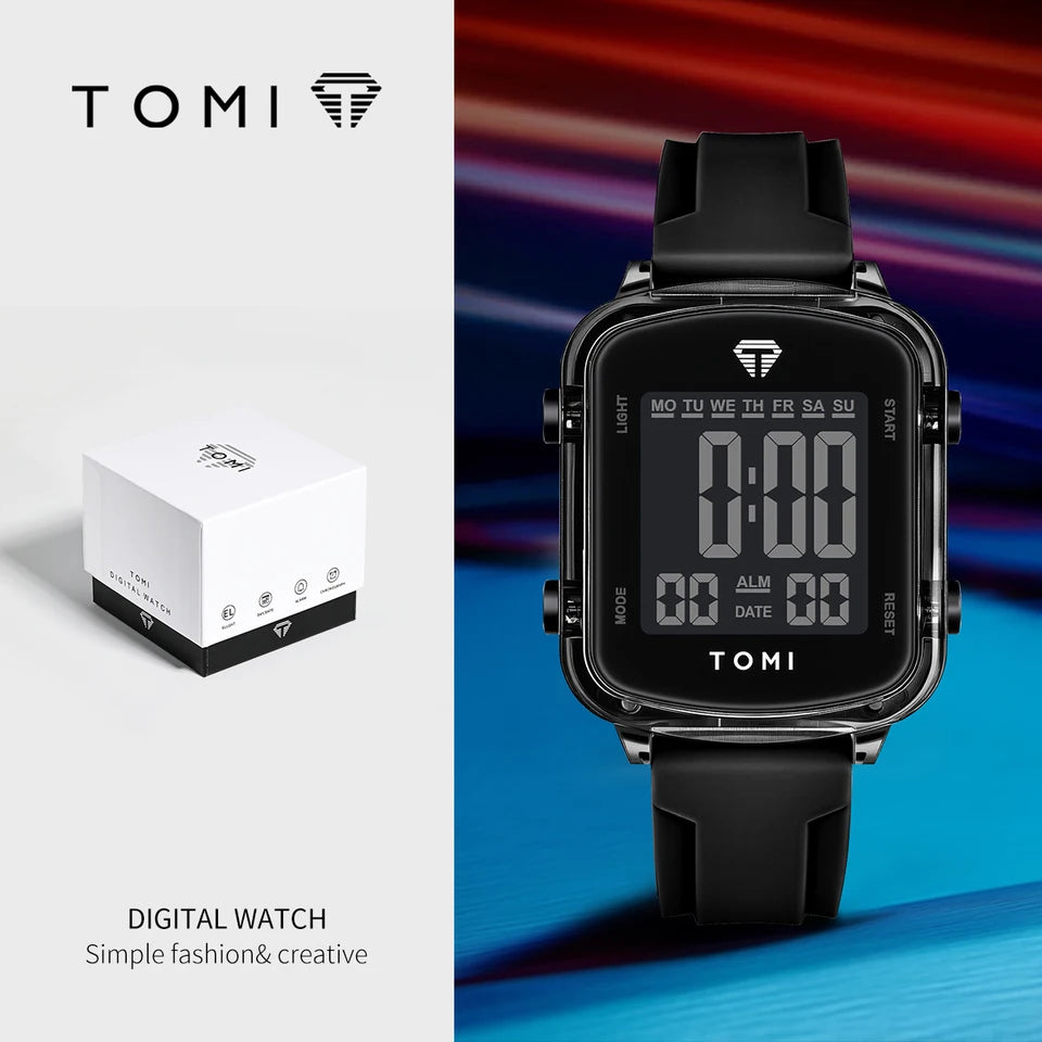 TOMI T-241 Fashionable new Sports watch Trendy Watches Same style for men and women Wrist watches in gift boxes.