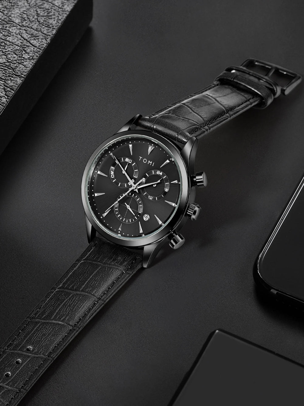 TOMI T-602 Chronograph Premium Luxury Business Men's Watch