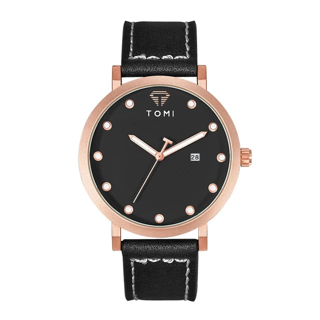 TOMI T-074 Luxury Watch Date Quartz