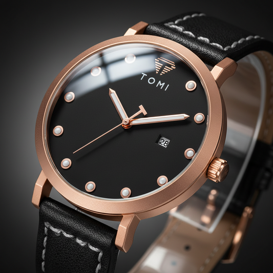 TOMI T-074 Luxury Watch Date Quartz