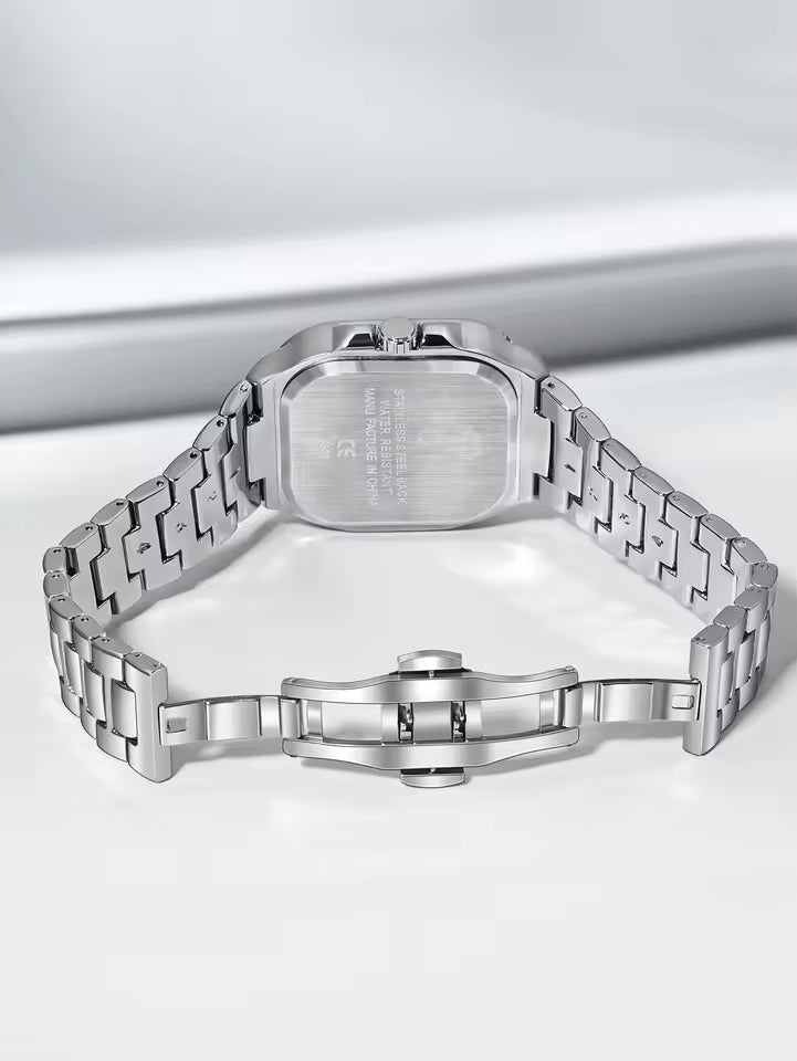 TOMI T-306 Chain Watch – Square Dial Business Style