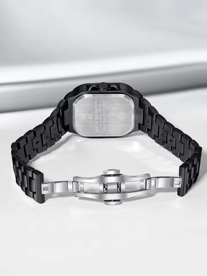 TOMI T-306 Chain Watch – Square Dial Business Style