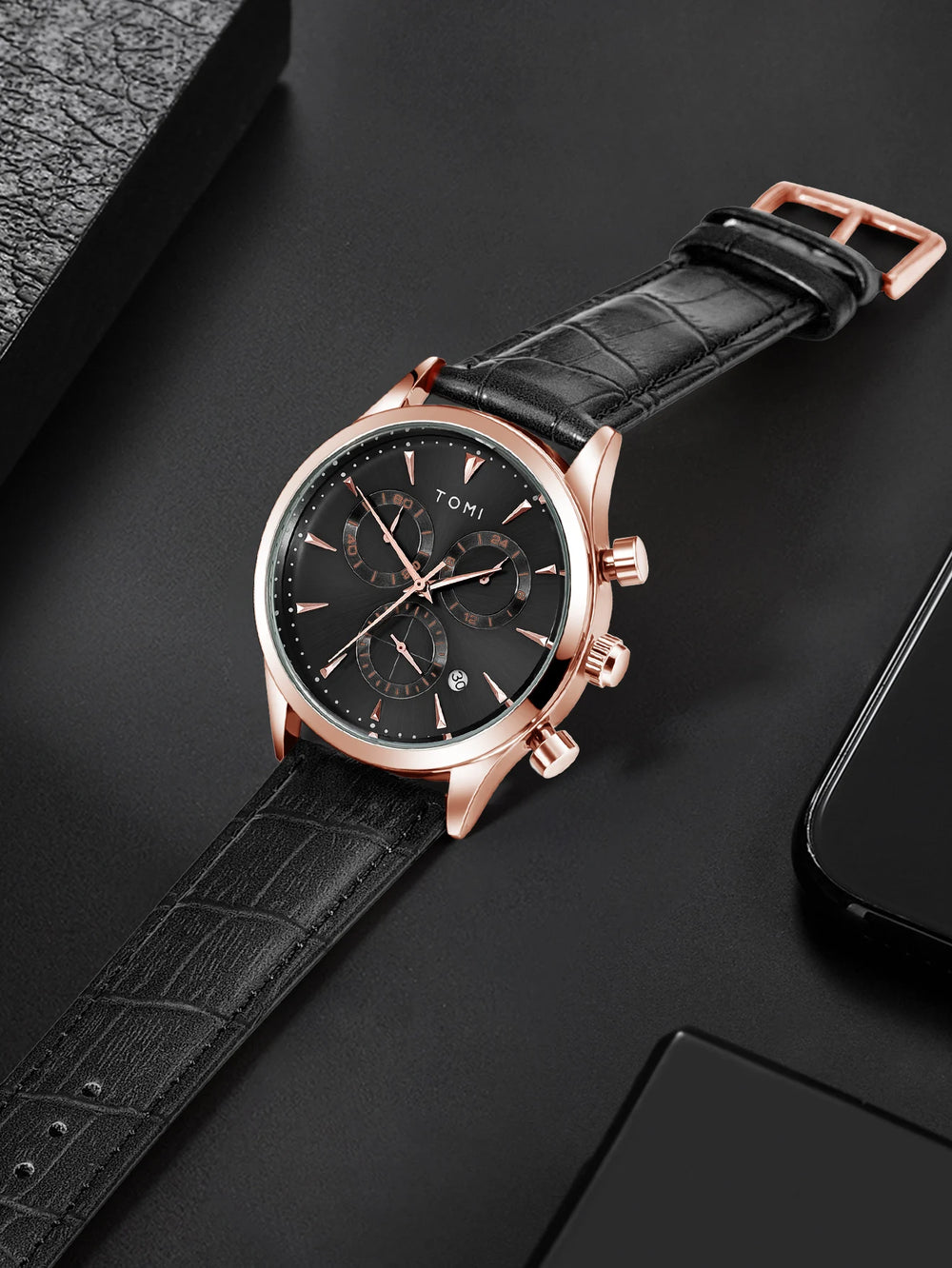 TOMI T-602 Chronograph Premium Luxury Business Men's Watch