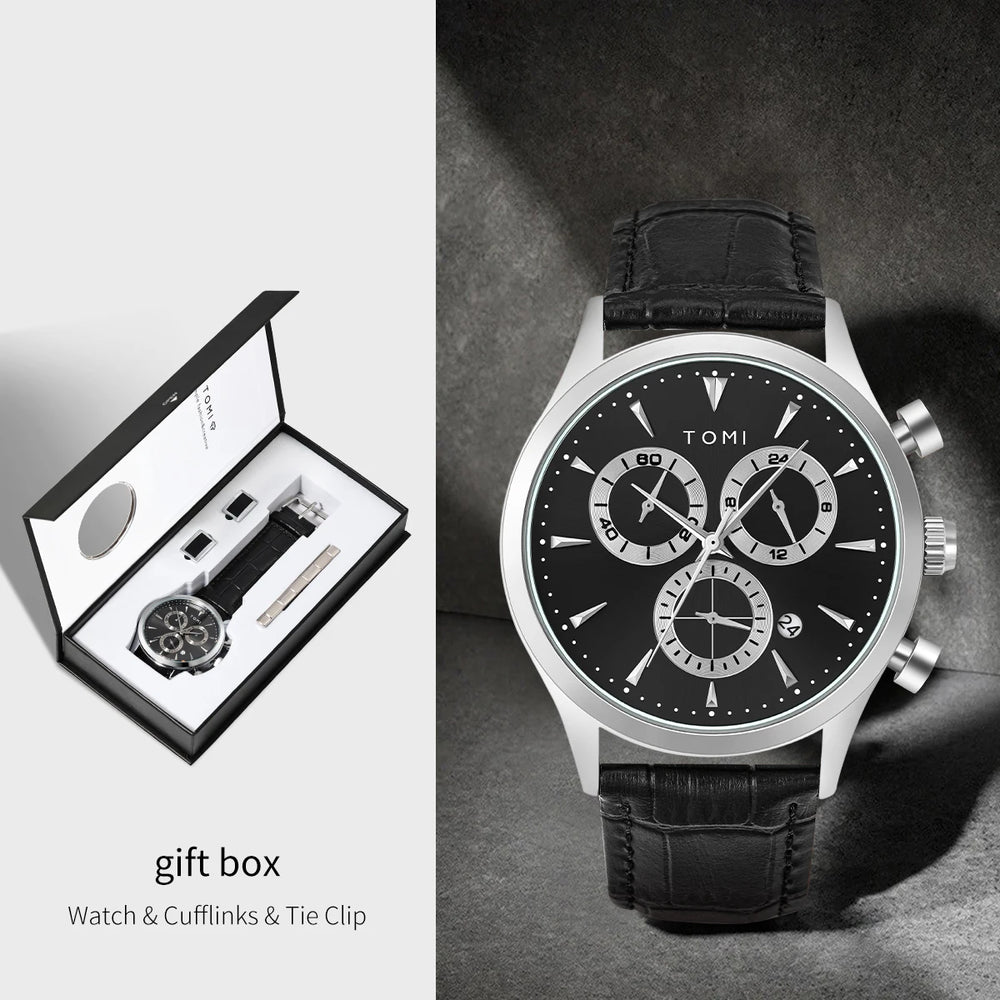 TOMI T-602 Chronograph Premium Luxury Business Men's Watch