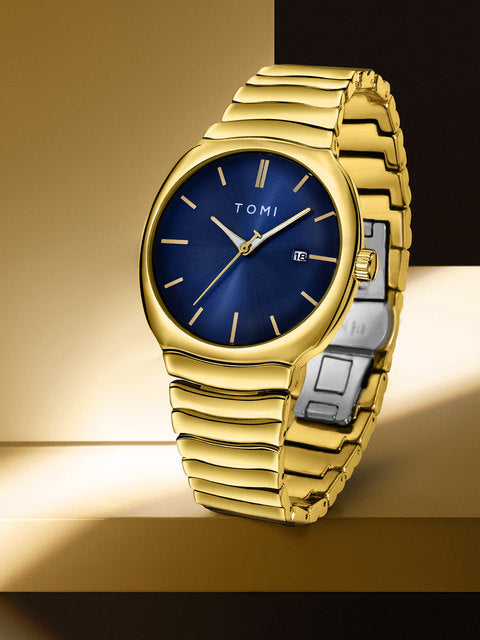 TOMI T-307 New Men's Luxury Business Watch Gift Box Set