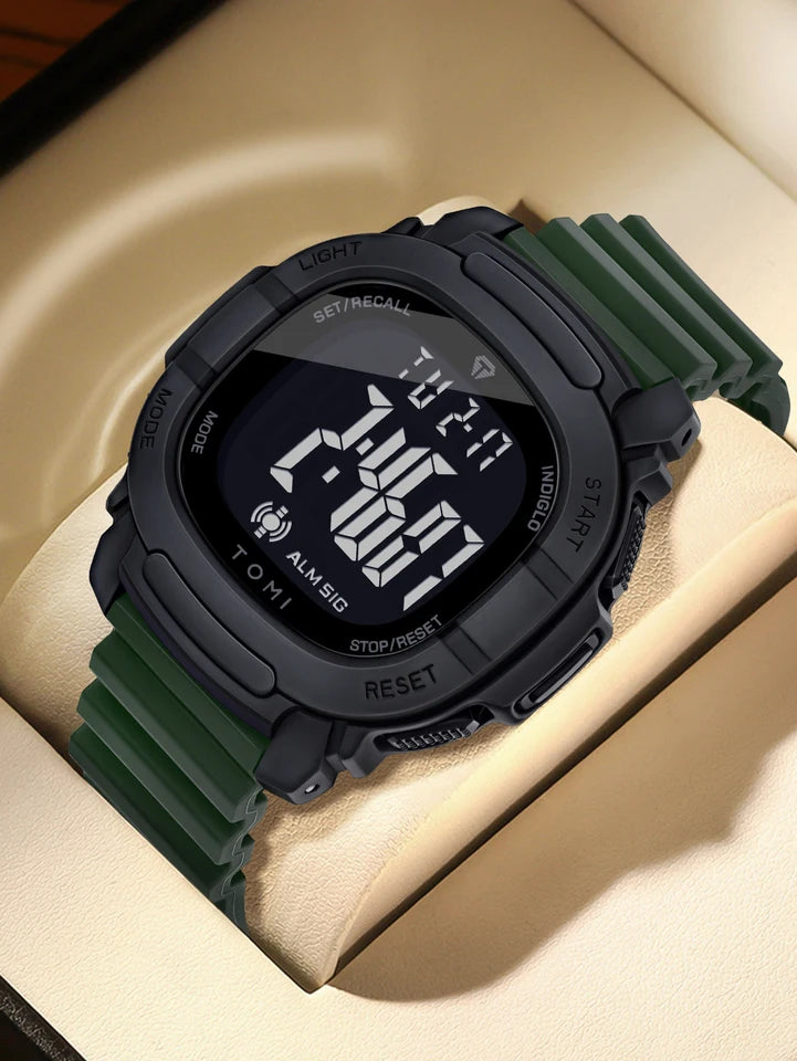 TOMI T-208 New Gift Box Packaging Men's Simple Casual Sports Electronic Watch