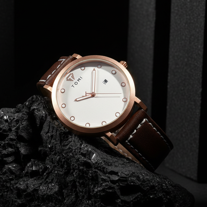 TOMI T-074 Luxury Watch Date Quartz