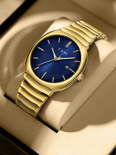 TOMI T-307 New Men's Luxury Business Watch Gift Box Set