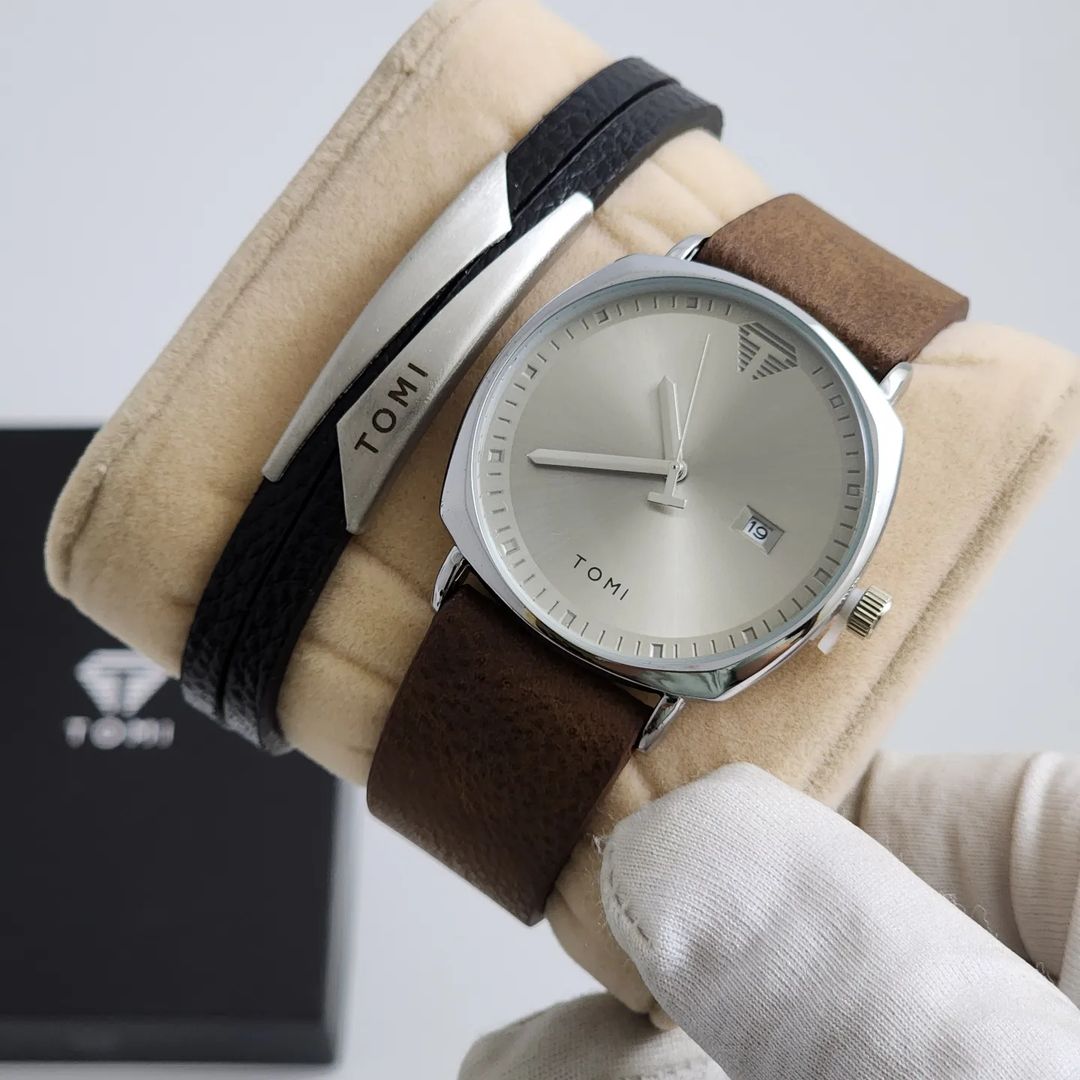 TOMI T-044 Luxury Watch with Bracelet