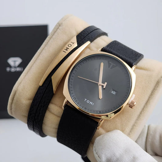 TOMI T-044 Luxury Watch with Bracelet