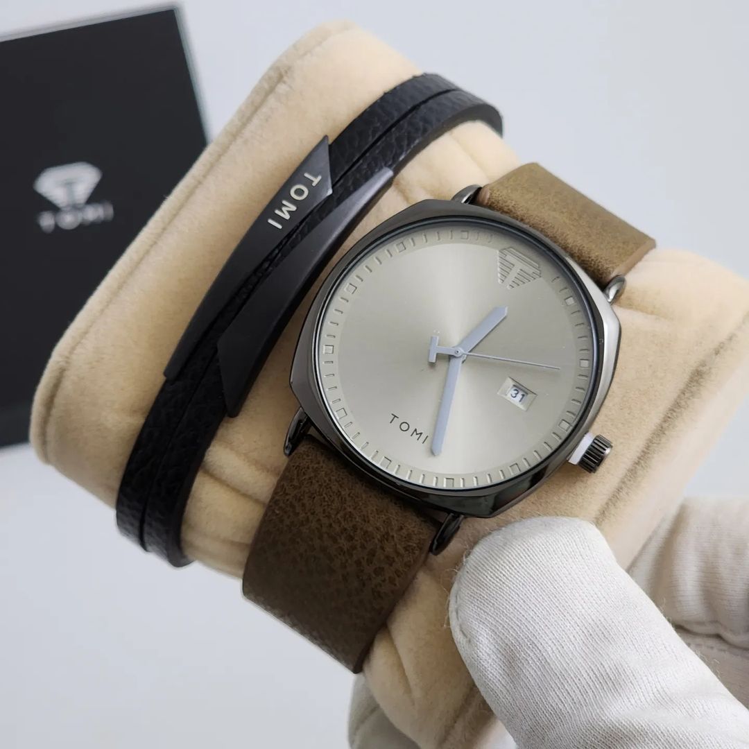 TOMI T-044 Luxury Watch with Bracelet