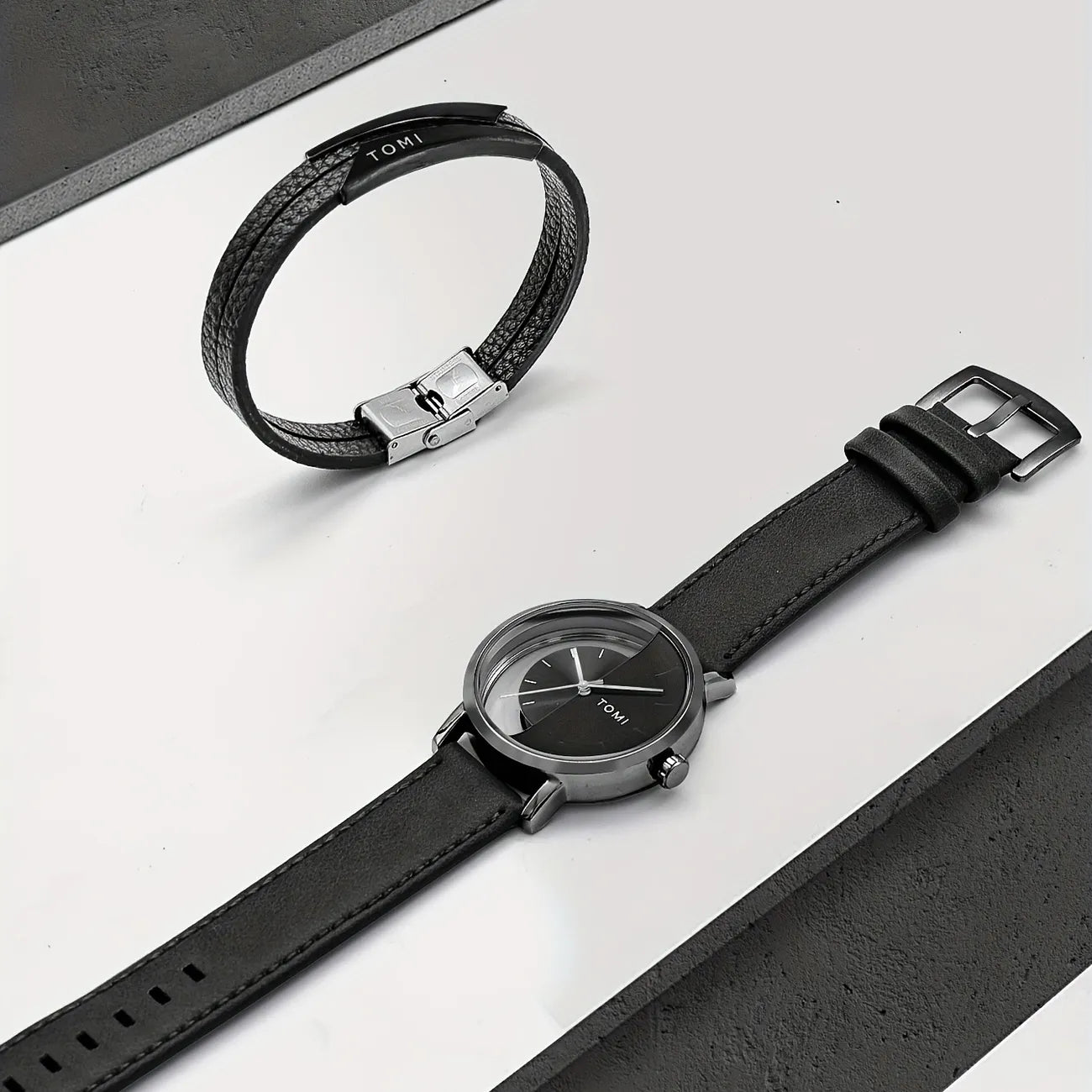 TOMI T-080 Unisex Watch With Bracelet