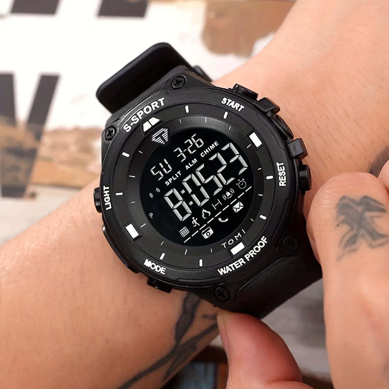 TOMI T 214 Digital Sports Watch For Men s Tomiwatches.pk