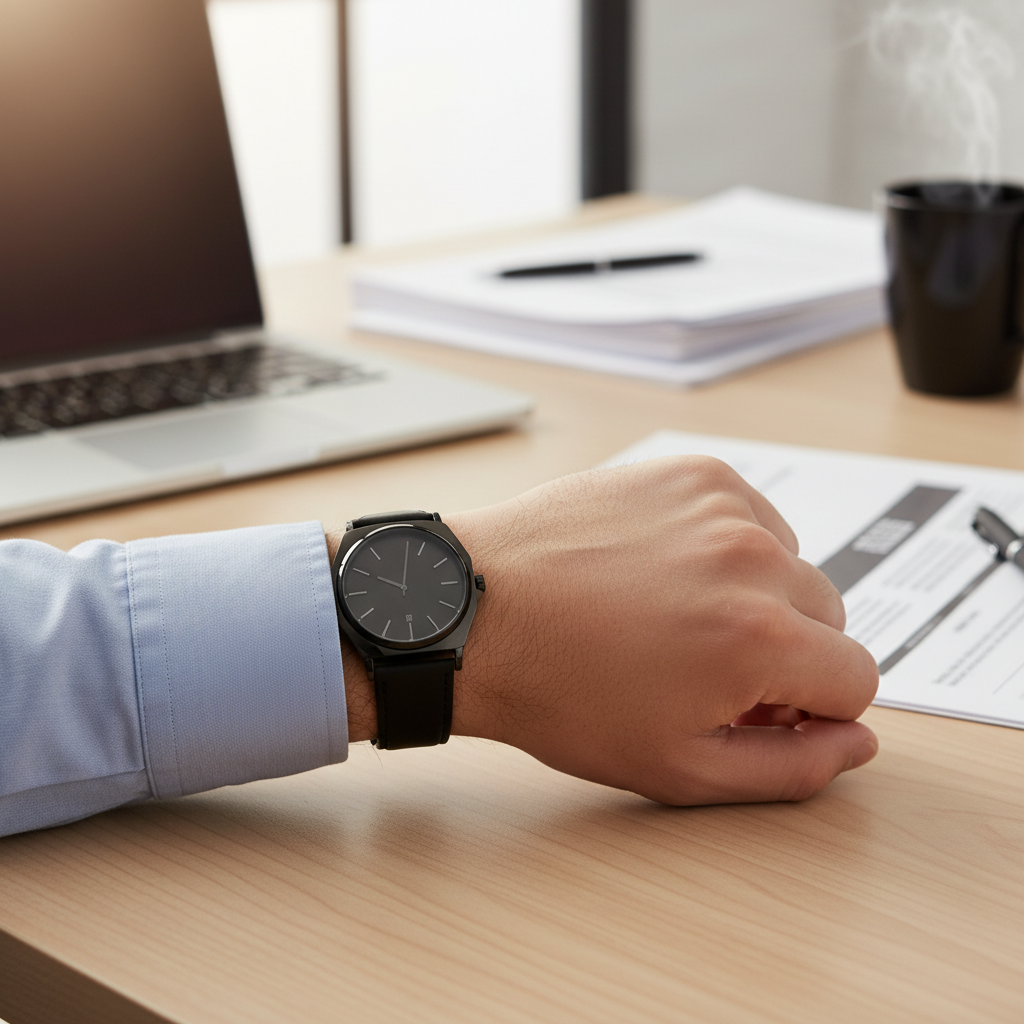 TOMI S8 Series Customised T-084 Gift Set Watch With Wallet And Pen Quartz