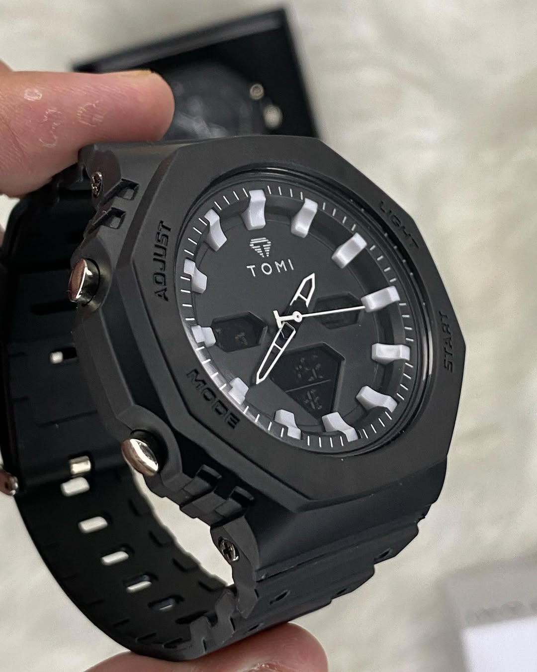 TOMI T-217 Dual Time Sports Watch