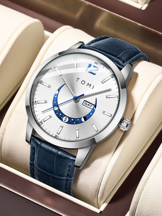 Tomi T-020 Luxury Men’s Day-Date Wrist Watch