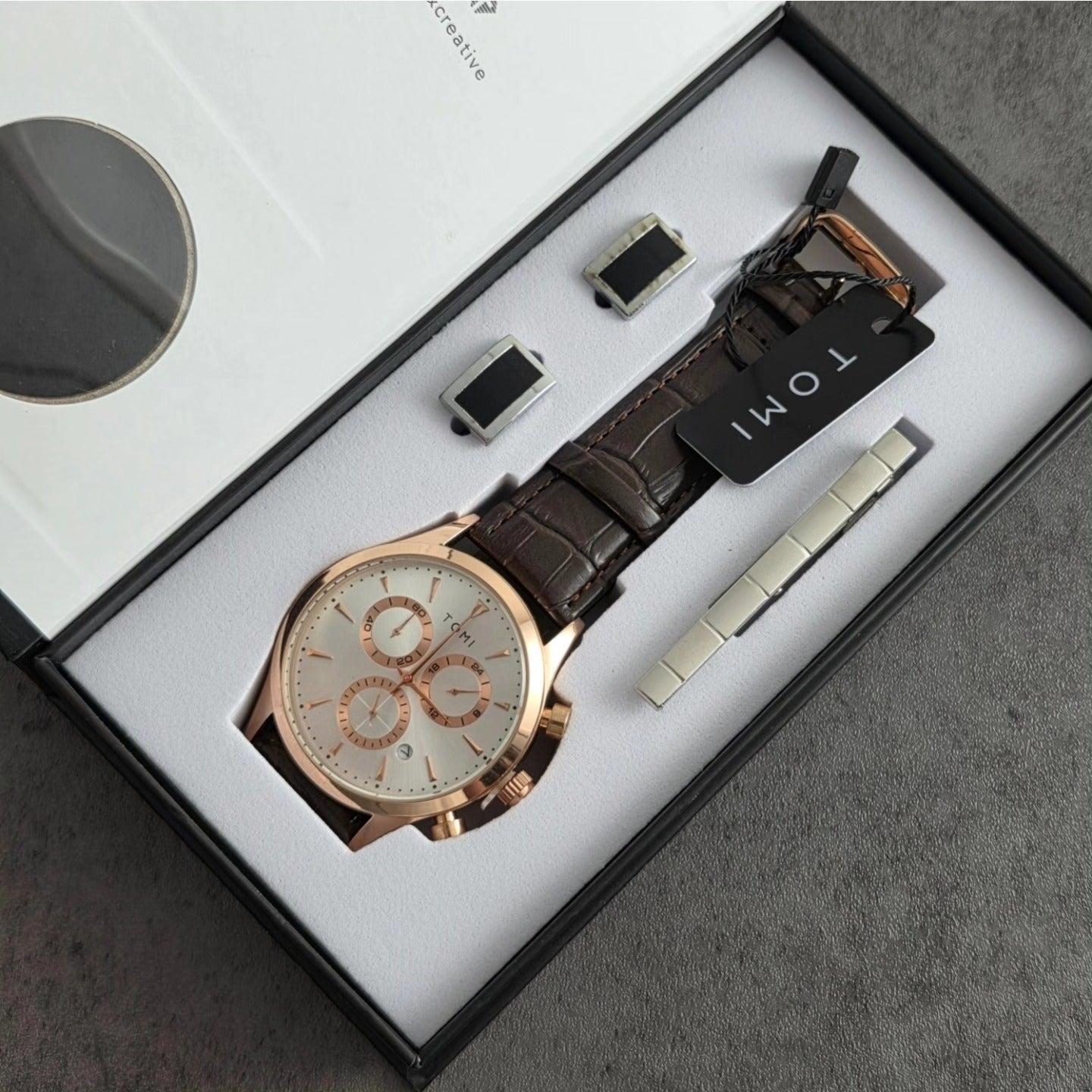 TOMI T-602 Chronograph Premium Luxury Business Men's Watch