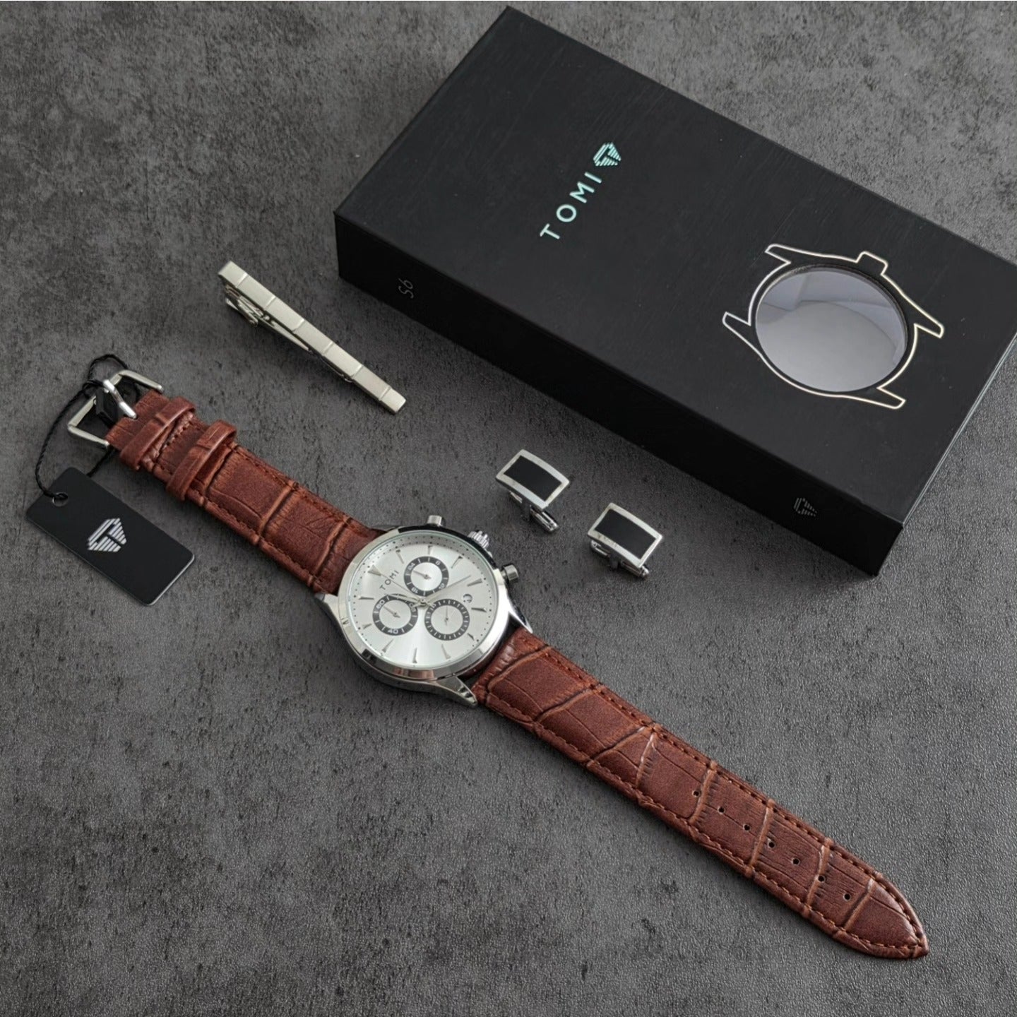 TOMI T-602 Chronograph Premium Luxury Business Men's Watch