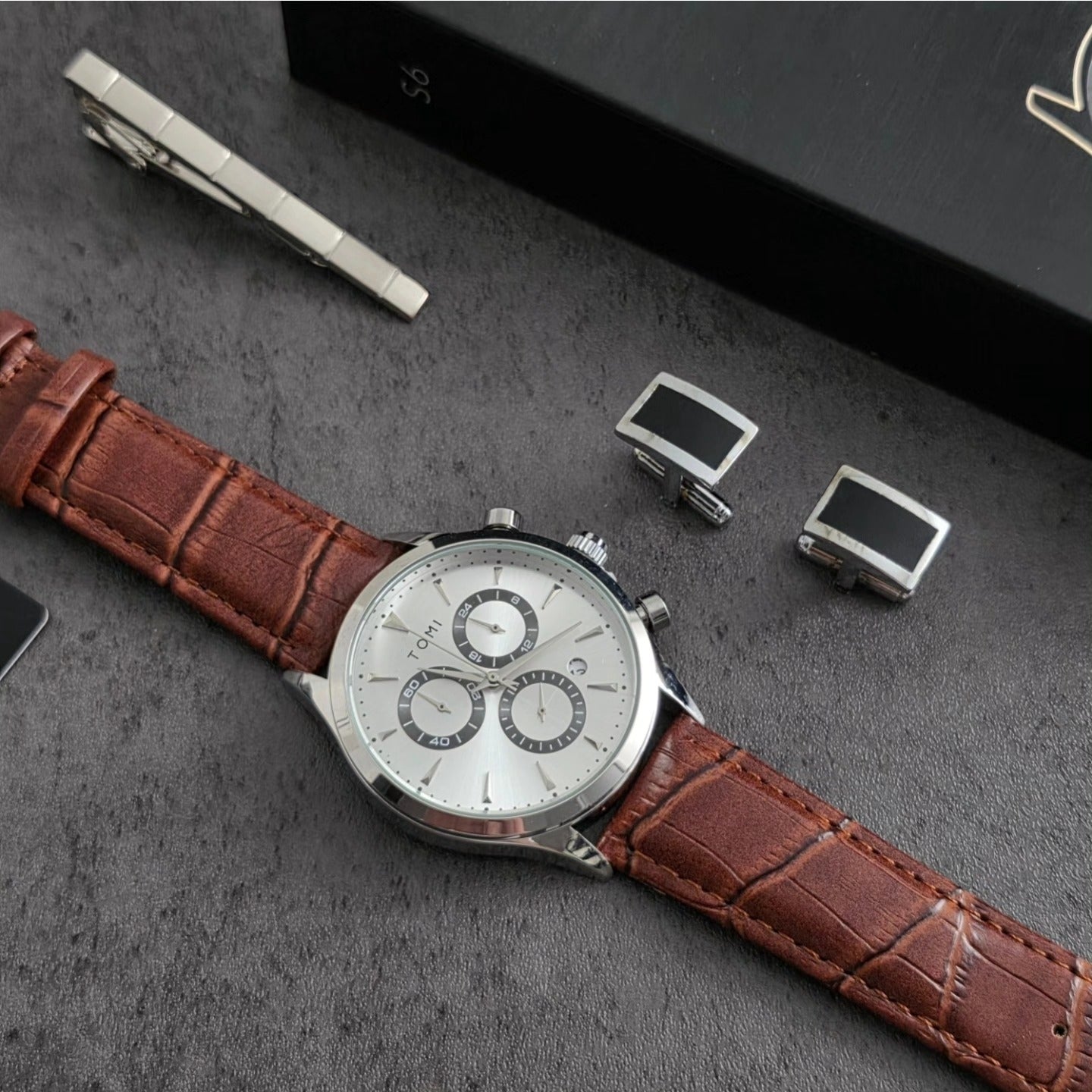 TOMI T-602 Chronograph Premium Luxury Business Men's Watch