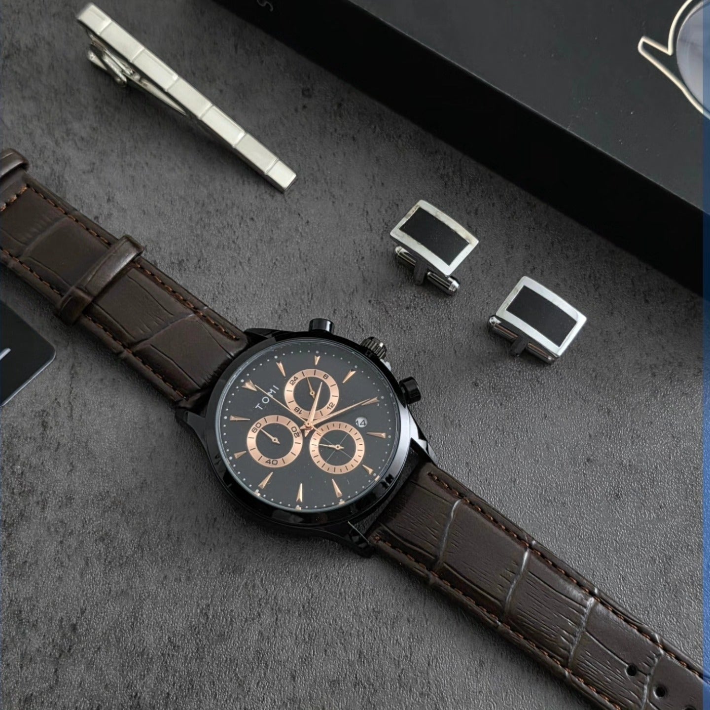 TOMI T-602 Chronograph Premium Luxury Business Men's Watch