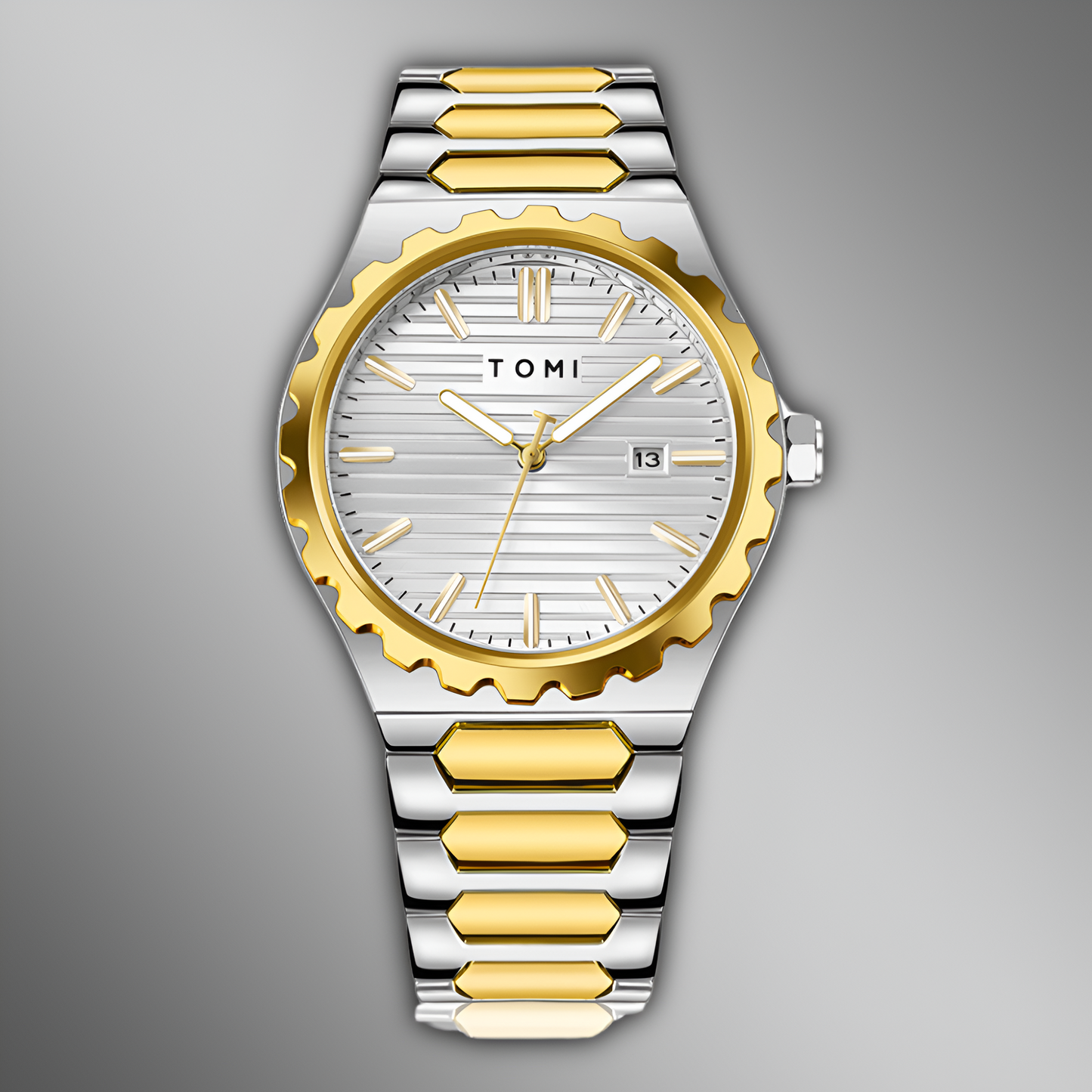TOMI T-302 S3 Series Chain Watch With Ring Brooch & Chain Adjuster Gift Box