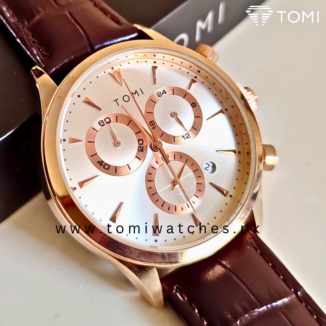 TOMI T-602 Chronograph Luxury Men's Watch