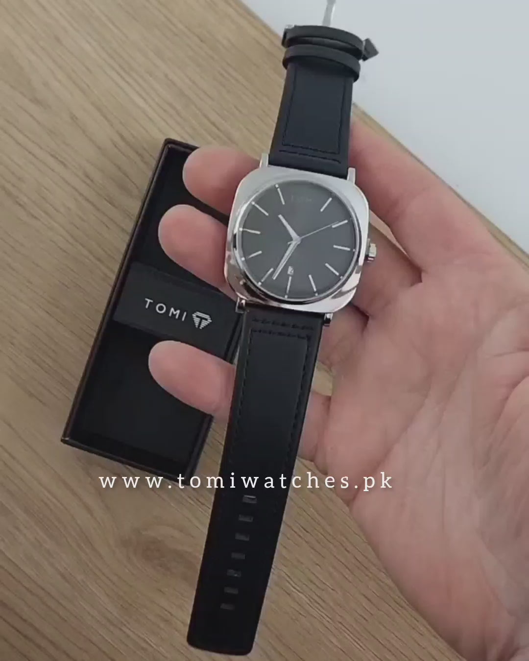 TOMI TOMI T084 Minimalist Two Pin Quartz Watch for Men & Women