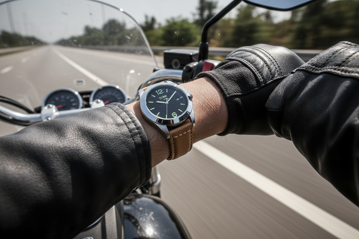 TOMI T-095 Luxury Watch Luminous Dial Quartz Date