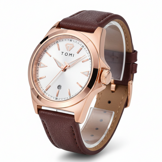 TOMI T-041 Business Watch Date Quartz