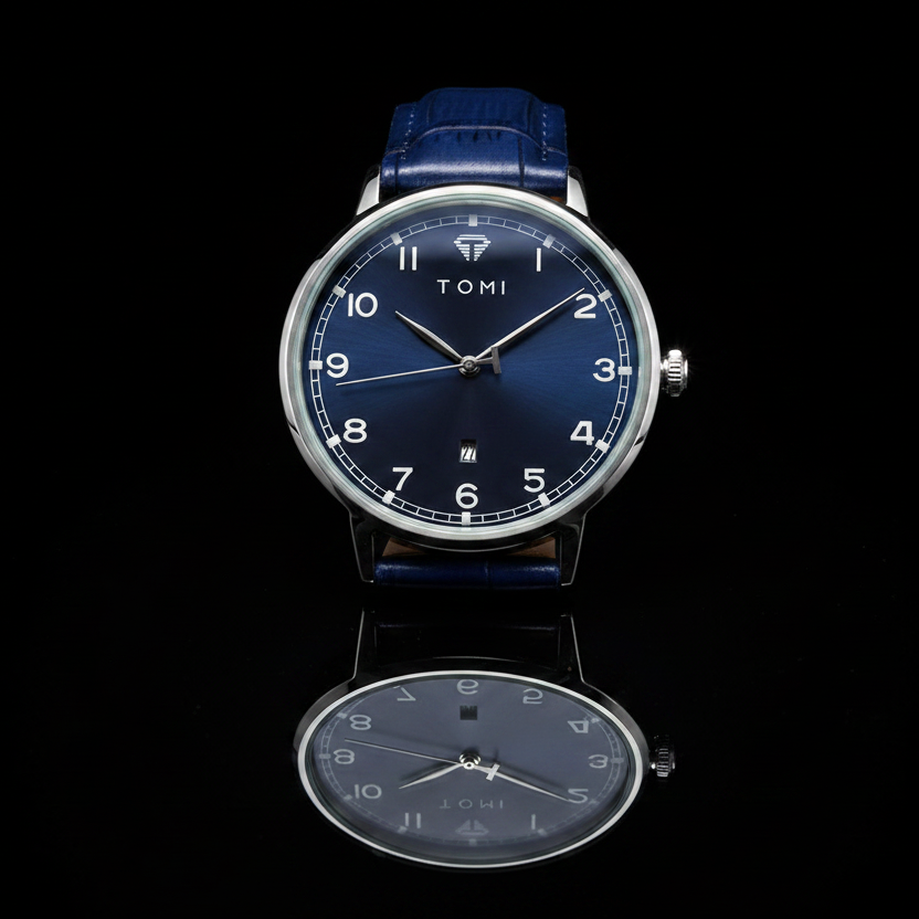 TOMI T-108 Calendar Dial Unisex Watch Quartz Date