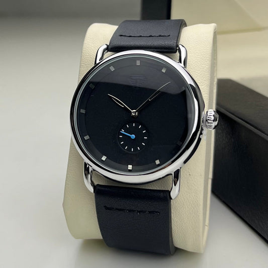 TOMI T-037 Business Luxury Minimalist Watch Classic Round Dial Side Second