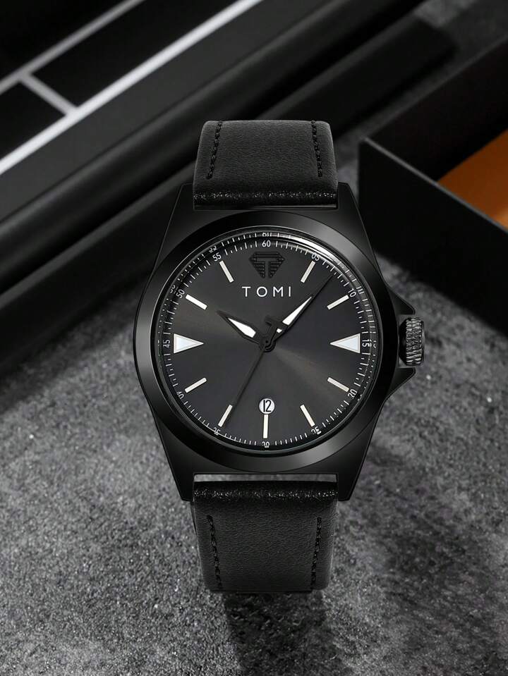 TOMI T-041 Business Watch Date Quartz