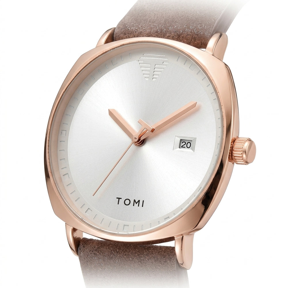 TOMI T-044 Luxury Watch Quartz Date | Premium Gift Box