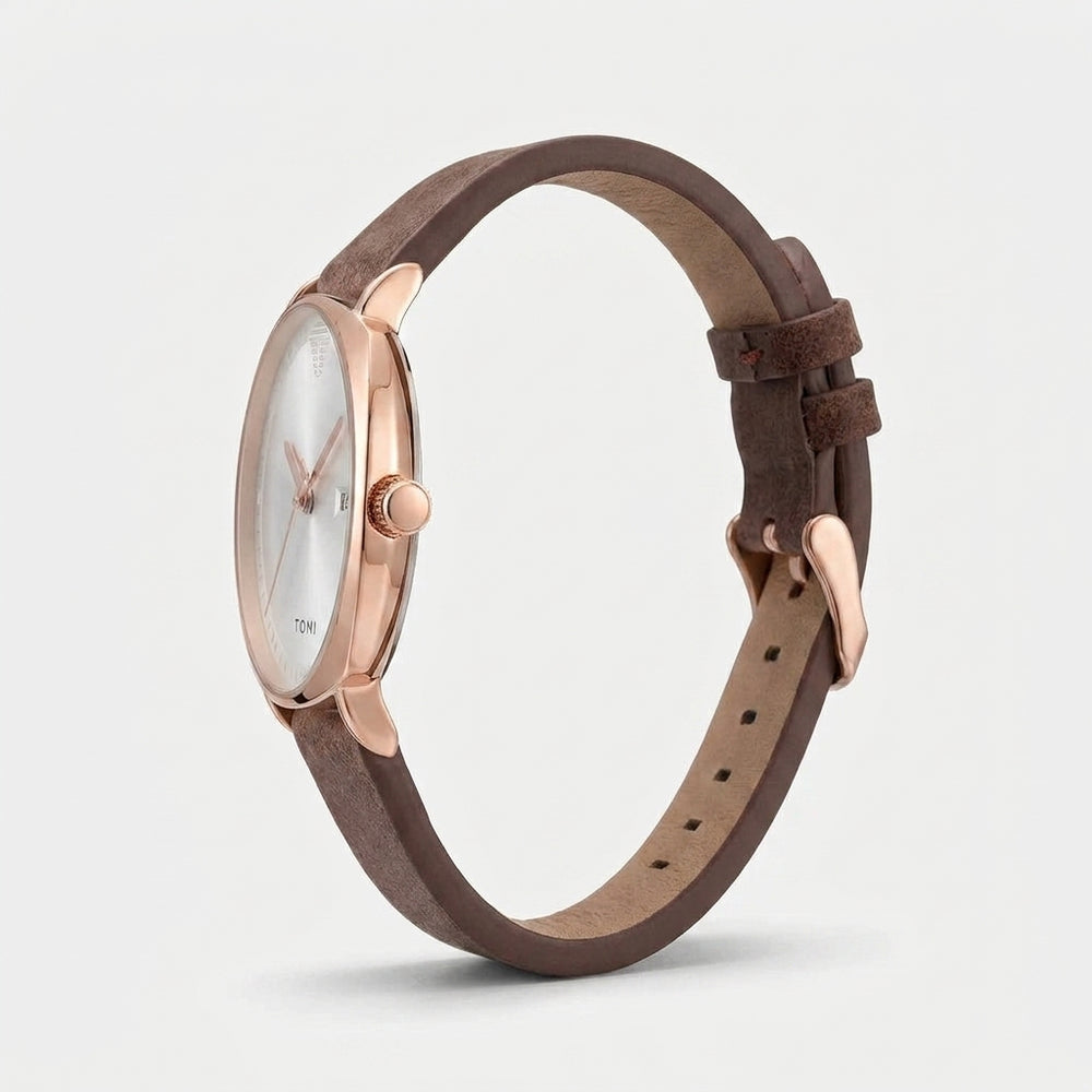 TOMI T-044 Luxury Watch Quartz Date | Premium Gift Box