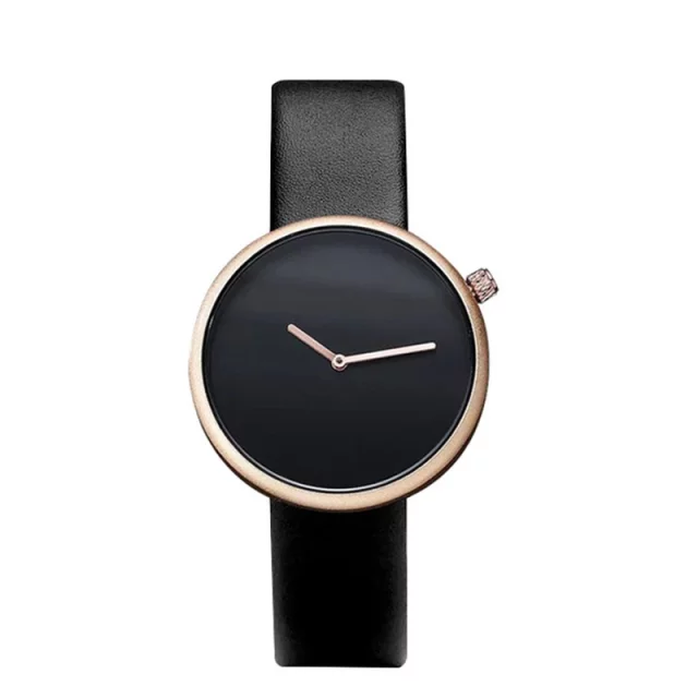 TOMI T-078 Women Watch Round Dial Leather Strap