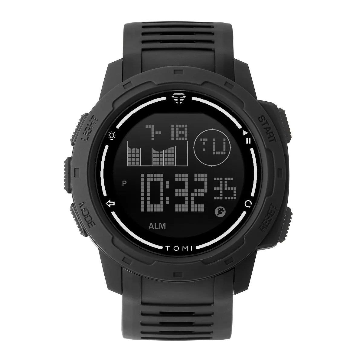 Black digital watch shop