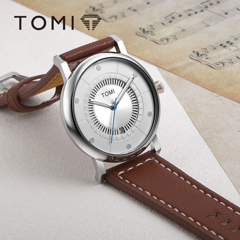 TOMI T-033 Men's Wrist Watch Date Quartz